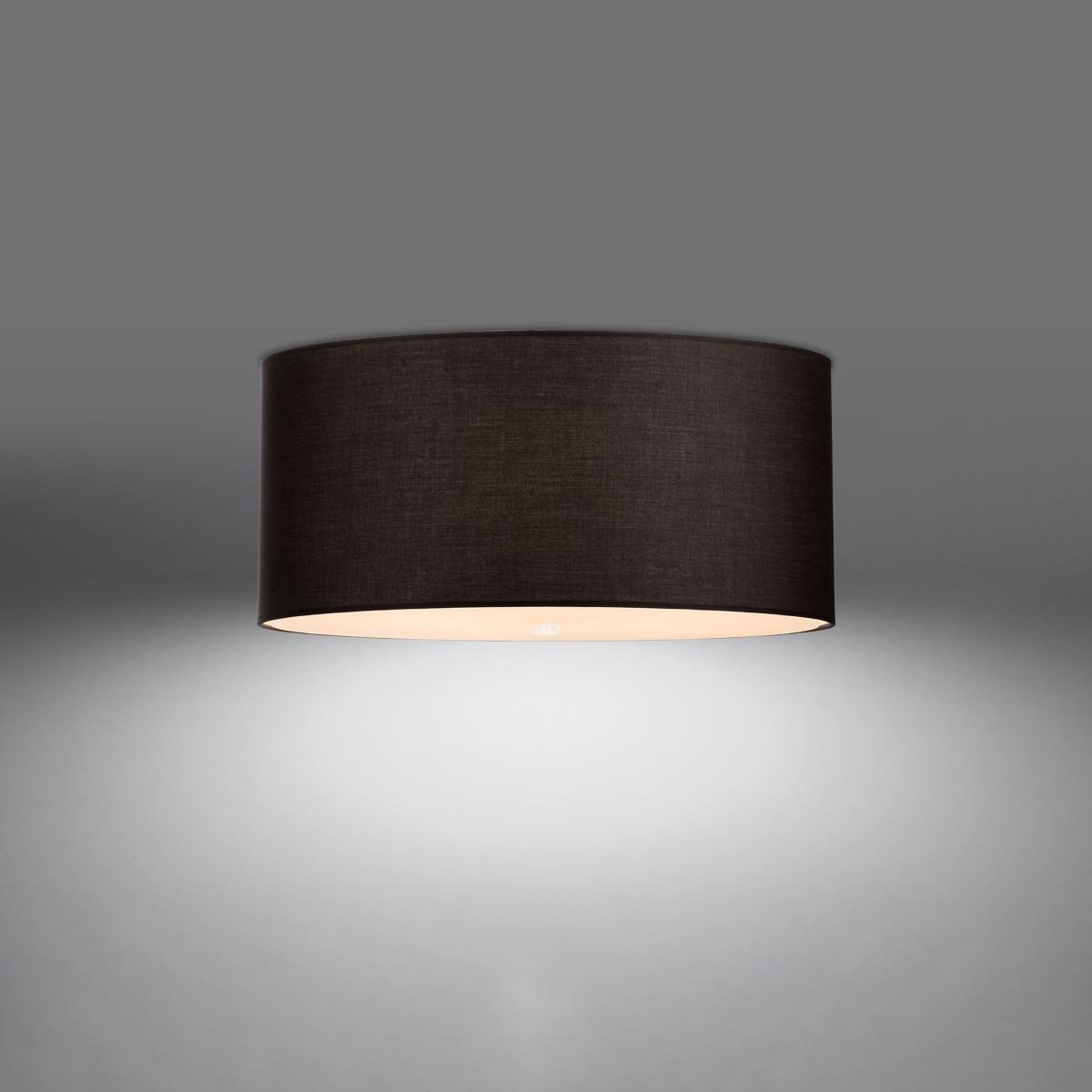 Plafon OTTO 60 czarny 30x60x60cm E27 nowoczesna lampa do salonu nr. 3