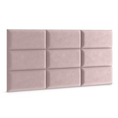 Panele tapicerowane 70x30 cm na ścianę prostokąt różowy - Miniaturka zdjęcia nr 3