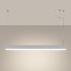 Lampa wisząca FARGE biała LED 4000K 150x8x120cm nowoczesna LED do salonu - Miniaturka zdjęcia nr 3