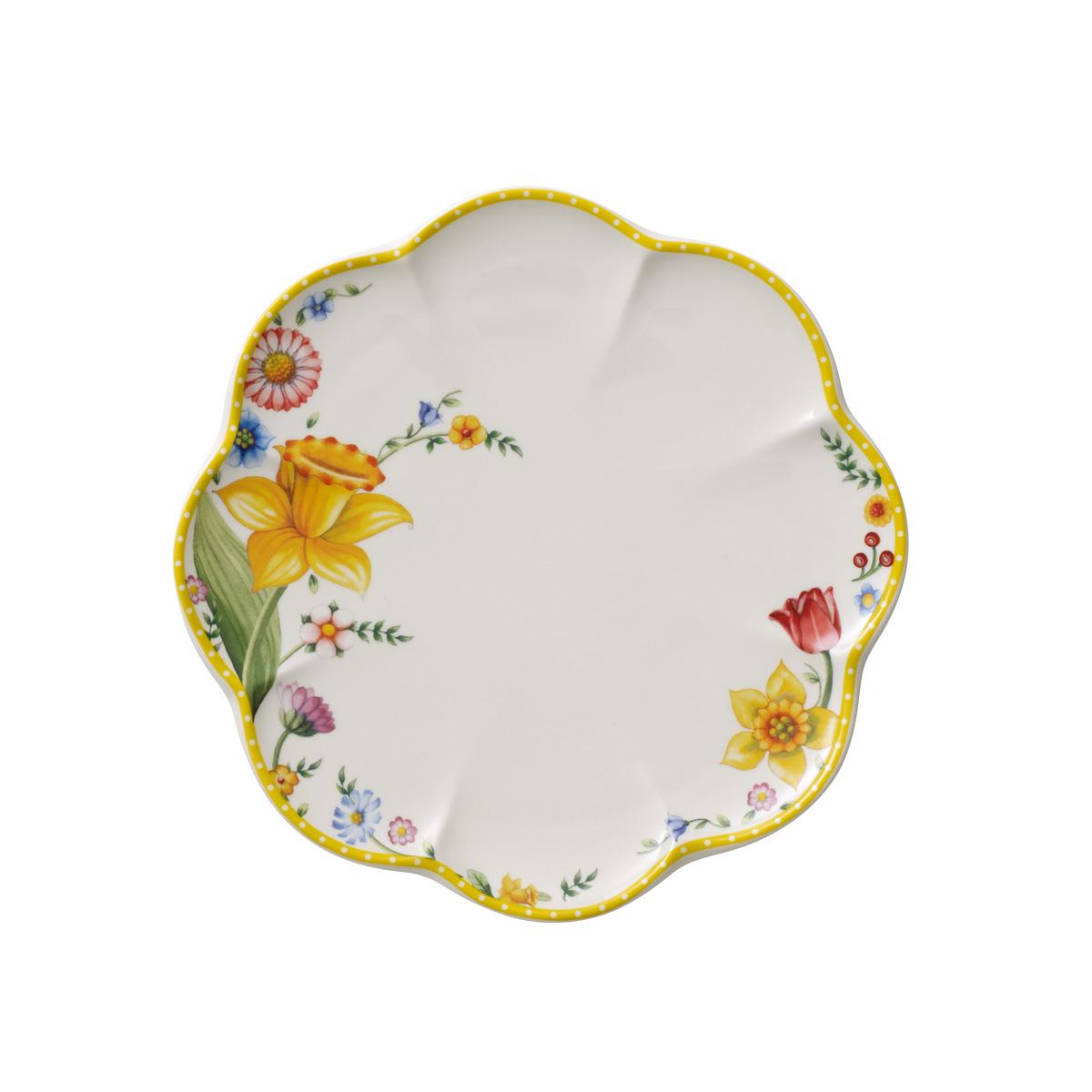 Talerz sałatkowy 22 cm Spring Awakening Villeroy & Boch kolorowy do jadalni