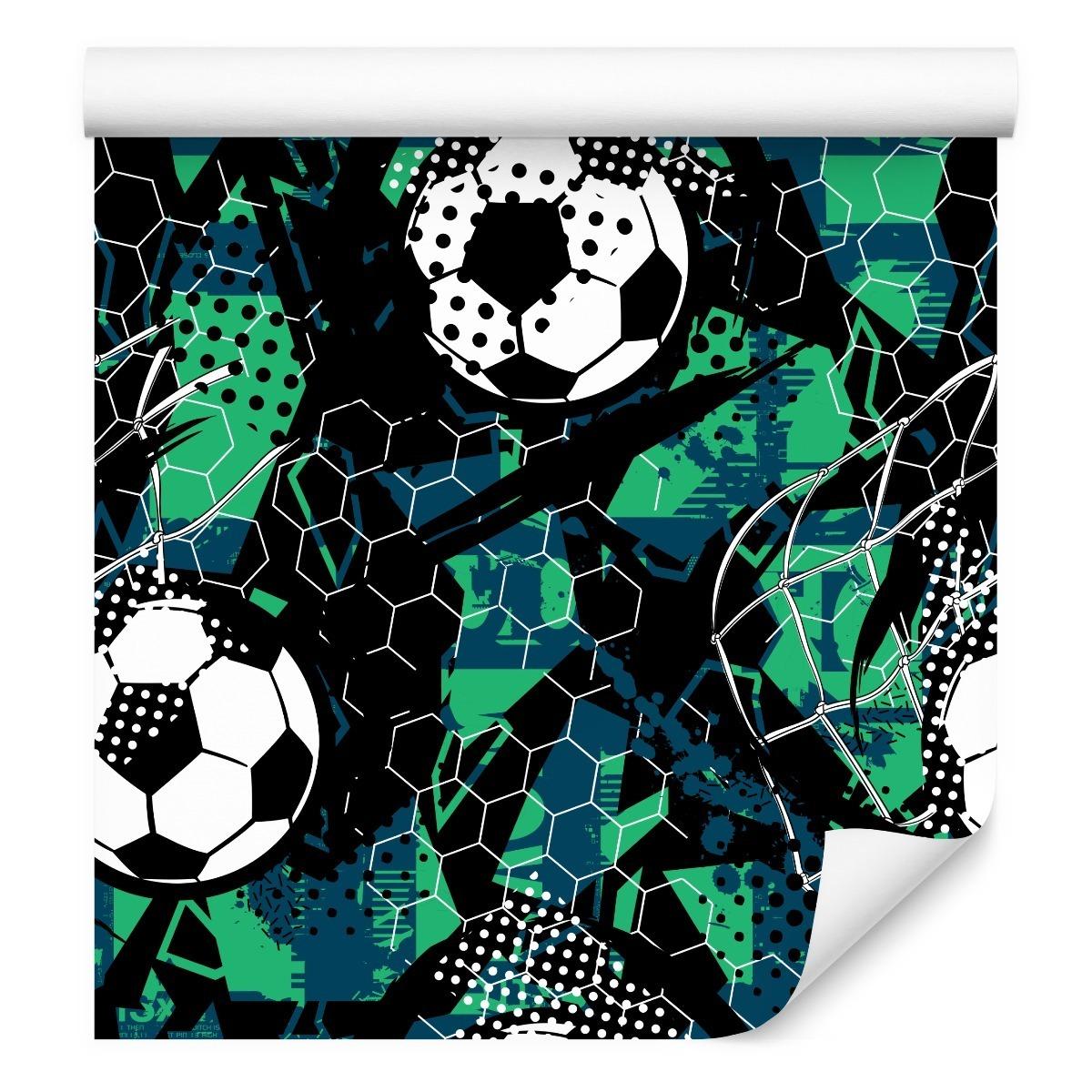 Tapeta Dla Chłopca Piłka Nożna SPORT Grunge Dekor  nr. 7