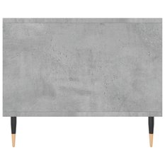 Stolik kawowy 90x50x40 cm z półką i szafką szarość betonu elegancki do salonu - Miniaturka zdjęcia nr 7