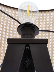 Lampa podłogowa trójnóg z plecionki wiedeńskiej Vienna - Miniaturka zdjęcia nr 4