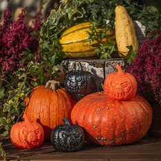 Świeca Halloween PUMPKIN Red - Miniaturka zdjęcia nr 8