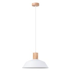 Lampa wisząca FANO biała 120x34x34cm nowoczesna E27 do salonu - Miniaturka zdjęcia nr 1