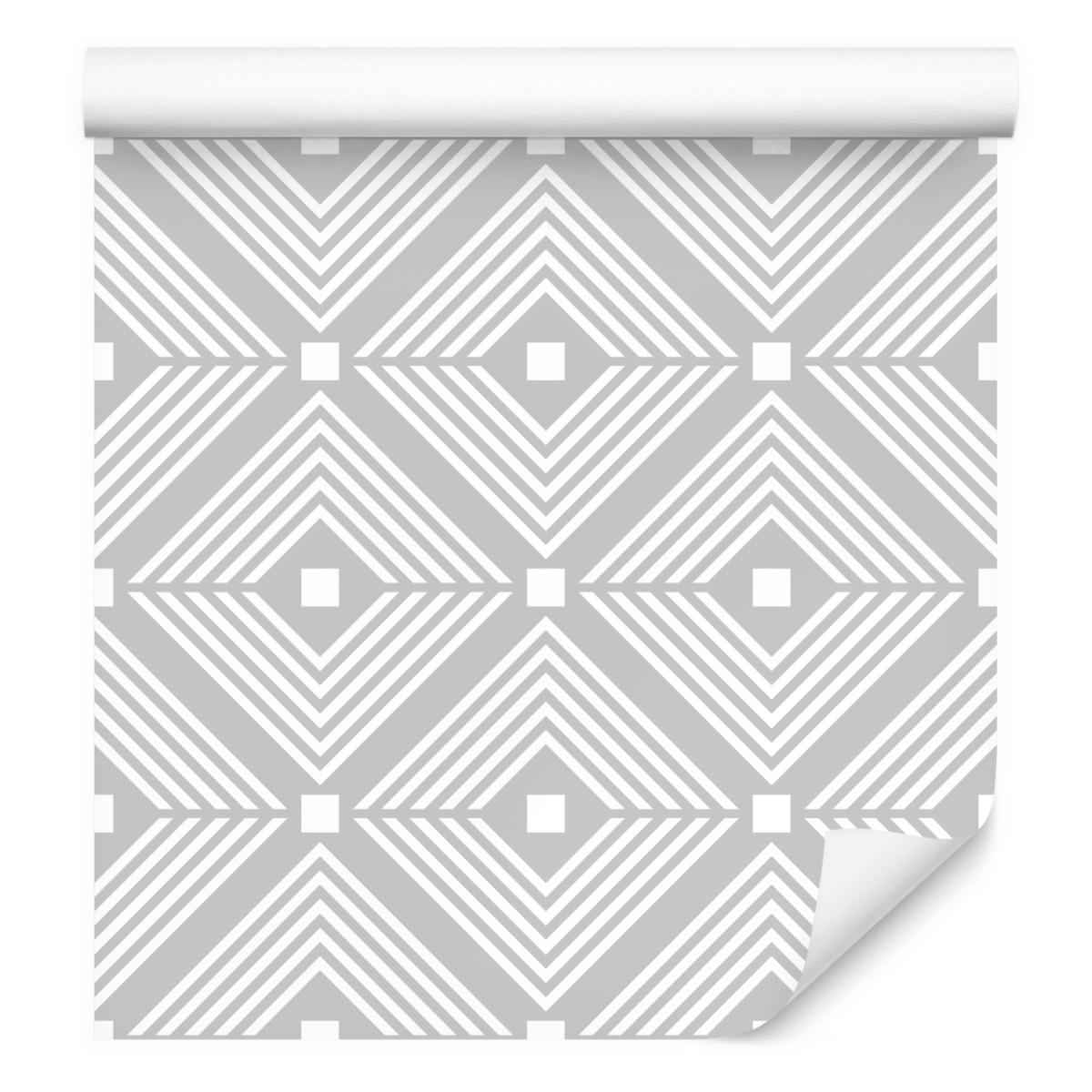 Tapeta Geometryczne Wzory w Odcieniach Szarości  53x1000  nr. 4