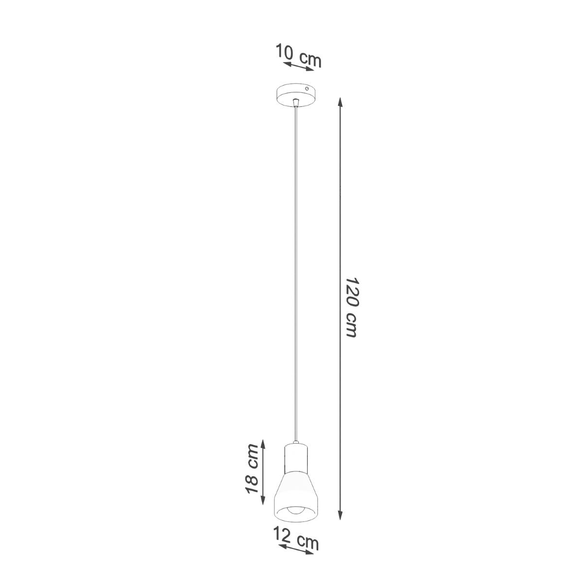 Lampa wisząca QUBIC czarna 120x10x10cm nowoczesna E27 do salonu nr. 4