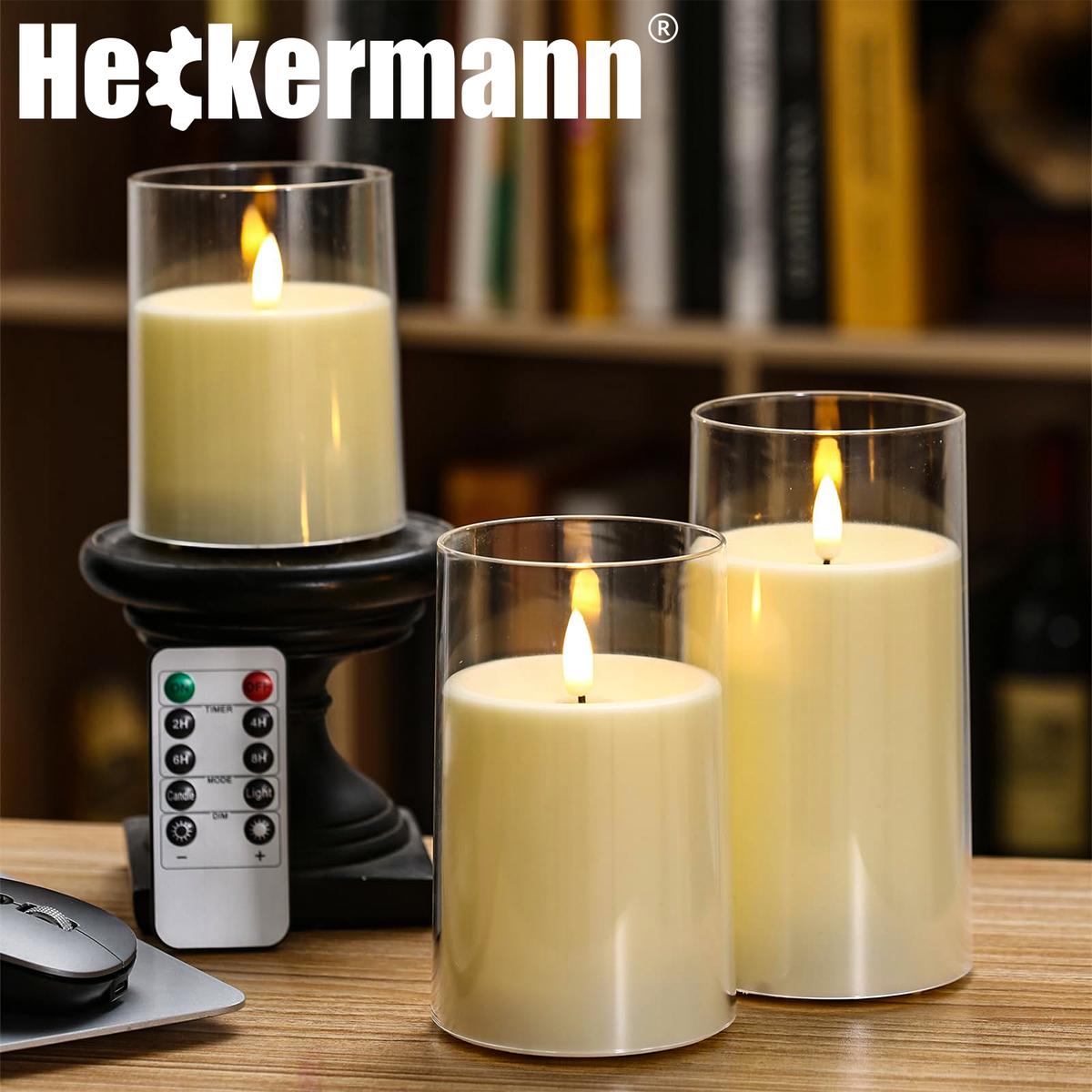 Świeca LED Heckermann 3szt nr. 5