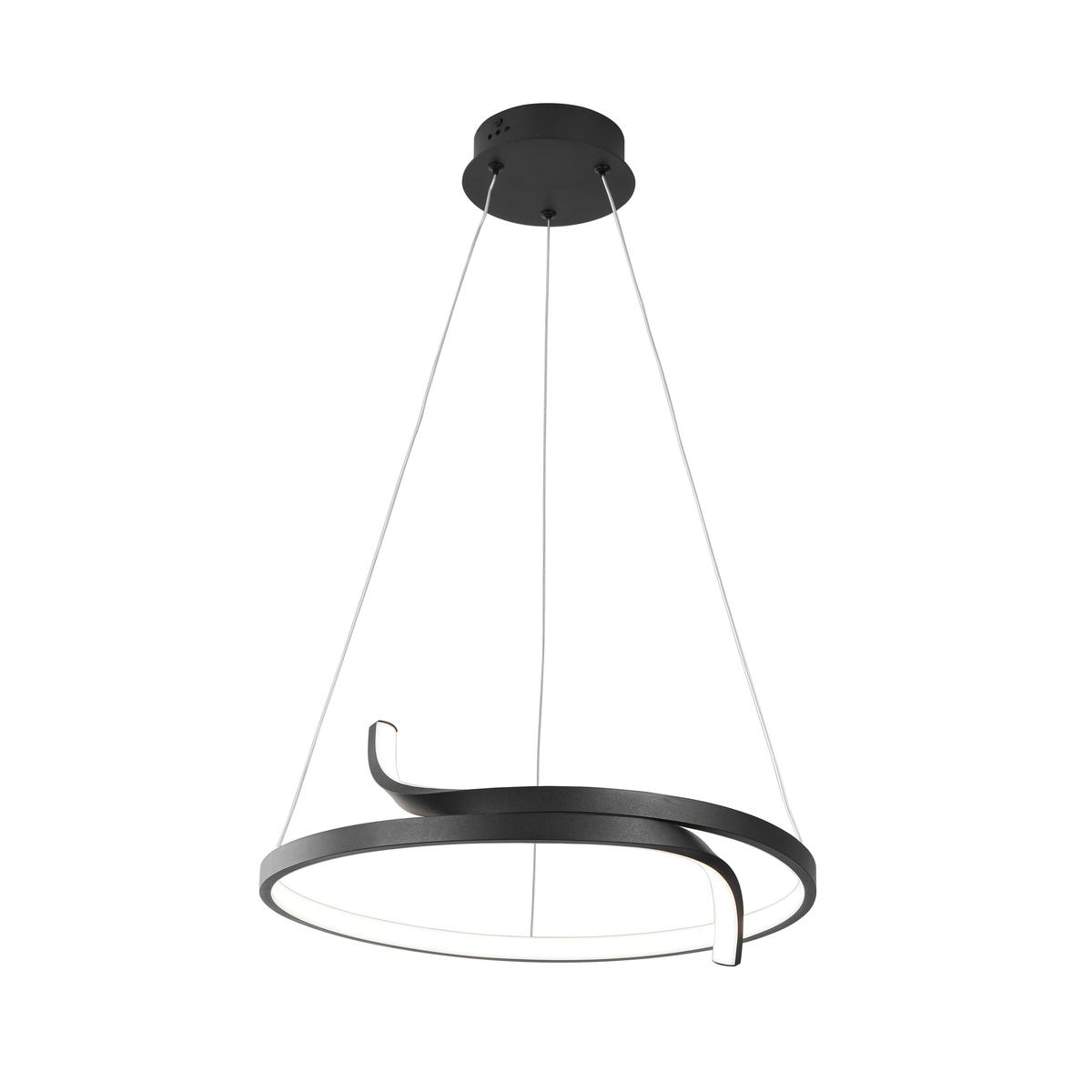 Lampa wisząca K-8186 KALPA 45x150x45 cm do salonu lub pokoju czarny