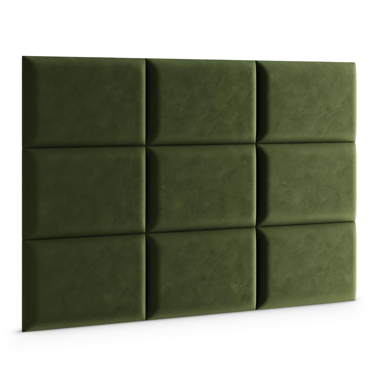 Panele tapicerowane 40x30 cm na ścianę magic velvet khaki  nr. 3