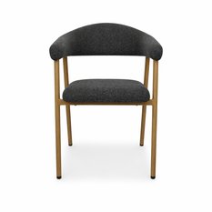 2x krzesło tapicerowane do jadalni VANO stelaż kolor dąb, tkanina szenil grafit cena za jedną sztukę 220 zł - Miniaturka zdjęcia nr 8