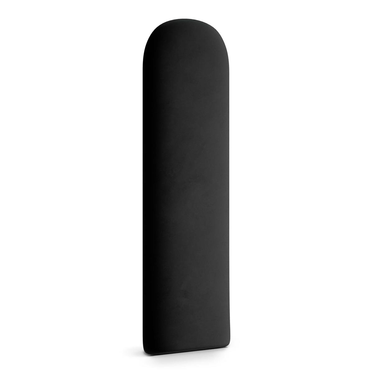 Panele tapicerowane 30x80 cm na ścianę płotek czarny magic velvet nr. 3