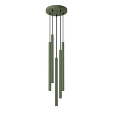 Lampa wisząca Pastelo 104x25x25cm zielona oliwka  - Miniaturka zdjęcia nr 1