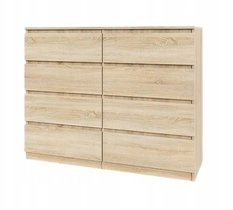 Komoda MARTUSIA 100x97x40 cm z szufladami 8 szuflad do pokoju dziecka dąb sonoma - Miniaturka zdjęcia nr 3