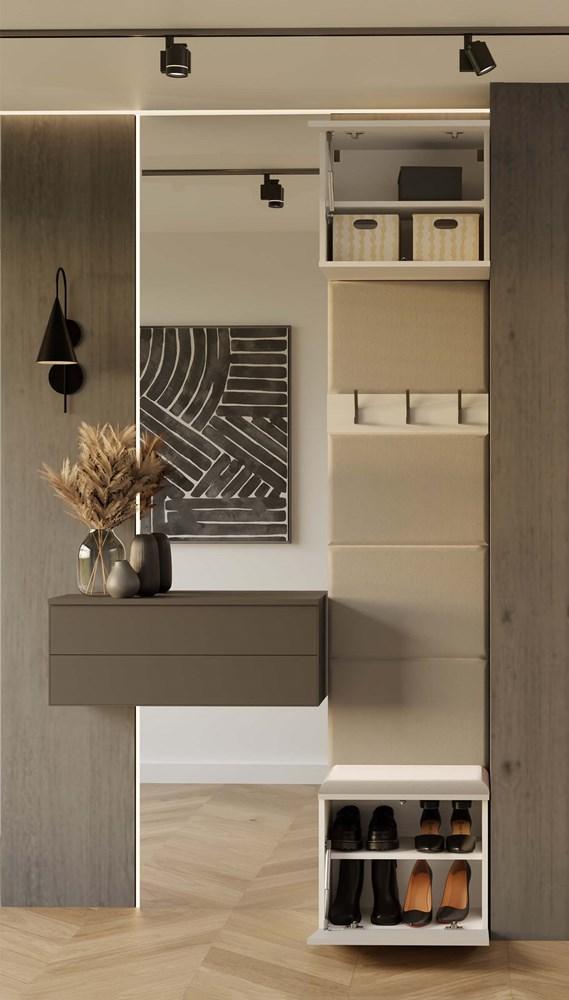 Garderoba wieszak HAGA 238x50x35 cm kaszmir nr. 4