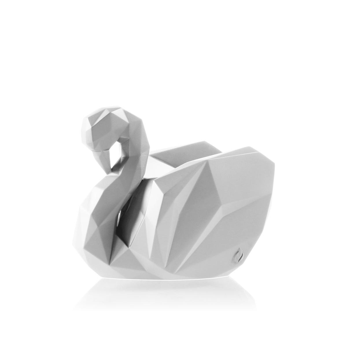 Świecznik Swan Low-Poly White Poli nr. 2