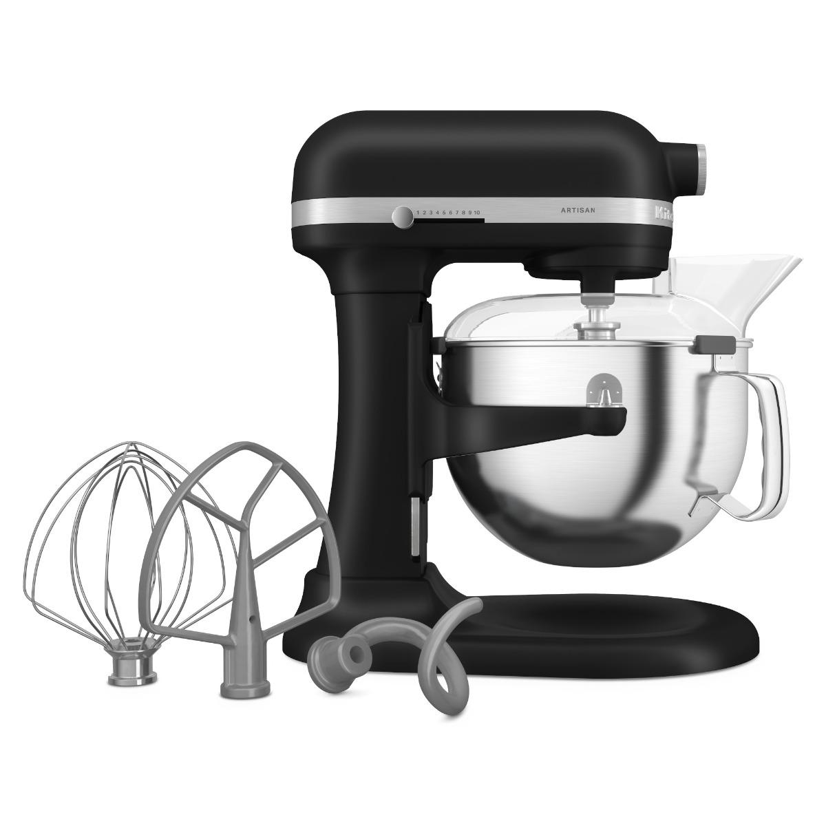 Robot kuchenny KitchenAid artisan matte black 5,6 l czarny