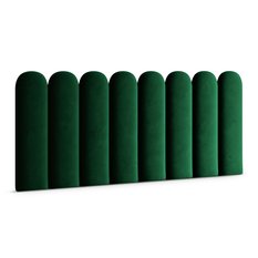 Panele tapicerowane  20x60 cm na ścianę płotek butelkowa zieleń magic velvet - Miniaturka zdjęcia nr 1