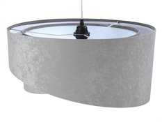 Lampa wisząca asymetryczna szaro-biała do salonu sypialni biura  - Miniaturka zdjęcia nr 4