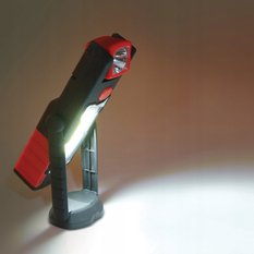 Latarka 18,5 cm warsztatowa lampa hak na baterie - Miniaturka zdjęcia nr 8