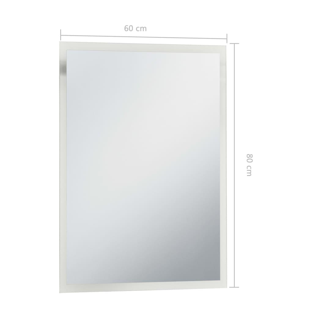  Lustro 60x80 cm do sypialni łazienki ścienne z LED nr. 7