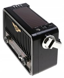 Radio RETRO Przenośne Głośnik TF MP3 USB Solar BLUETOOTH Akumulator 2471 - Miniaturka zdjęcia nr 2