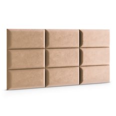 Panele tapicerowane 50x30 na ścianę magic velvet beżowy - Miniaturka zdjęcia nr 3