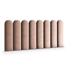 Panele tapicerowane 30x80 cm na ścianę płotek różowy magic velvet  - Miniaturka zdjęcia nr 1