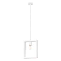 Lampa wisząca ARIES biała 133x8x24cm nowoczesna E27 do salonu - Miniaturka zdjęcia nr 1