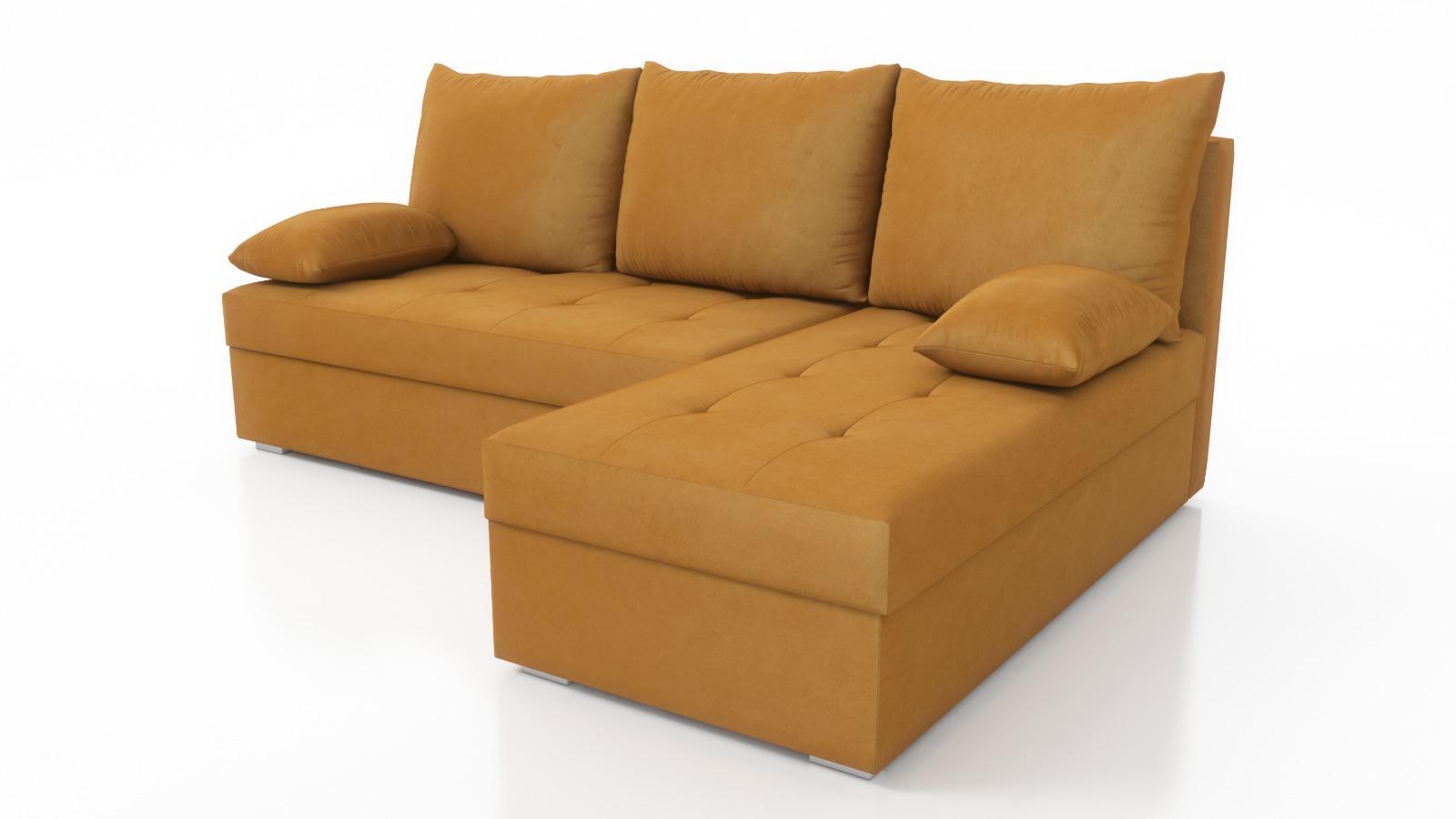 Narożnik Focus bez boków 85x200x143 cm do salonu rozkładany kronos