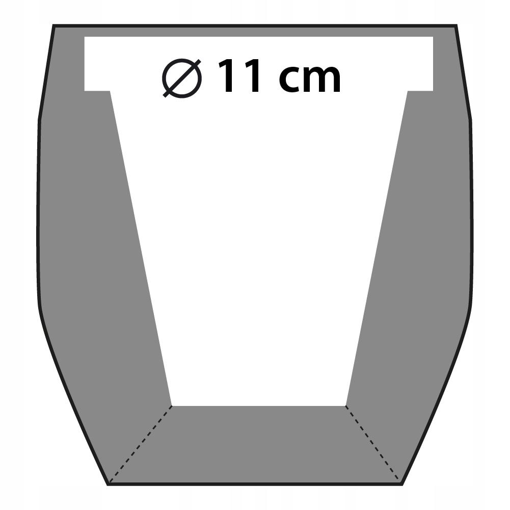 Doniczka betonowa Skull Low-Poly 11 cm | Klasyczne Złoto nr. 4