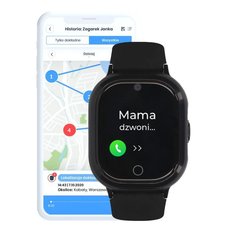 Zegarek Locon Watch Lite smartwatch opaska dla dzieci GPS czarny - Miniaturka zdjęcia nr 2