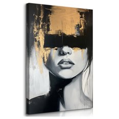 Duży Obraz Na Płótnie Do Sypialni Abstrakcja Portret Kobiety Glamour 80x120cm - Miniaturka zdjęcia nr 1