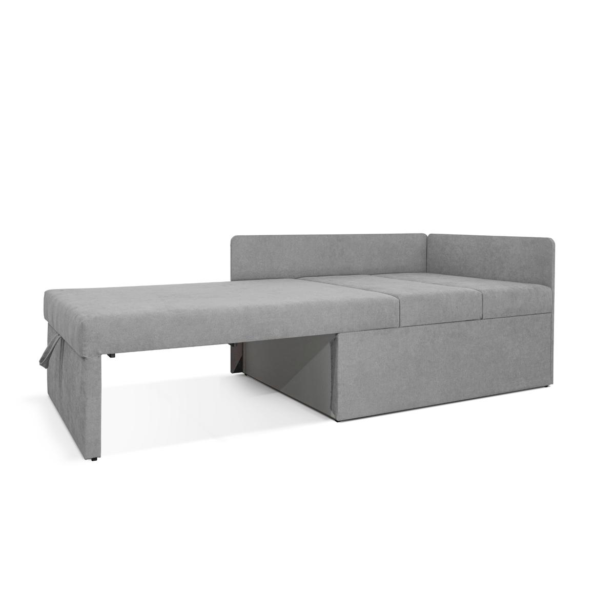 Sofa rozkładana dziecięca Viluś 108x81x78 cm narożnik jednoosobowy do pokoju z funkcją spania i przechowywania dla dzieci szary nr. 17