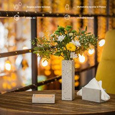 Pojemnik na podkładki Loft Unpainted - Miniaturka zdjęcia nr 5