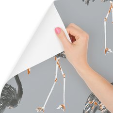 Tapeta – Flamingi jak malowane  - Miniaturka zdjęcia nr 3