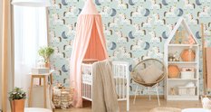 Tapeta W Stylu Skandynawskim JEDNOROŻCE Księżyce  - Miniaturka zdjęcia nr 4
