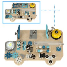 Tablica manipulacyjna sensoryczna LULILO Buso - Miniaturka zdjęcia nr 4