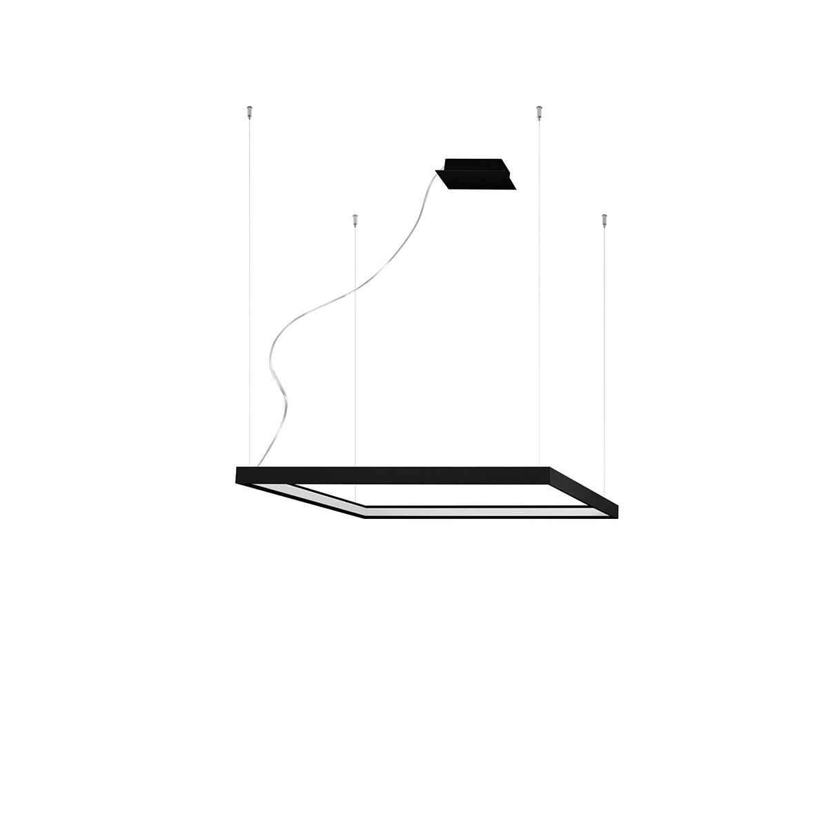 Żyrandol NELYA M 150x80x80 cm LED 4000K lampa loft wisząca do salony czarny