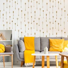 Tapeta Fizelinowa Beżowe Plemienne STRZAŁY Boho  - Miniaturka zdjęcia nr 4