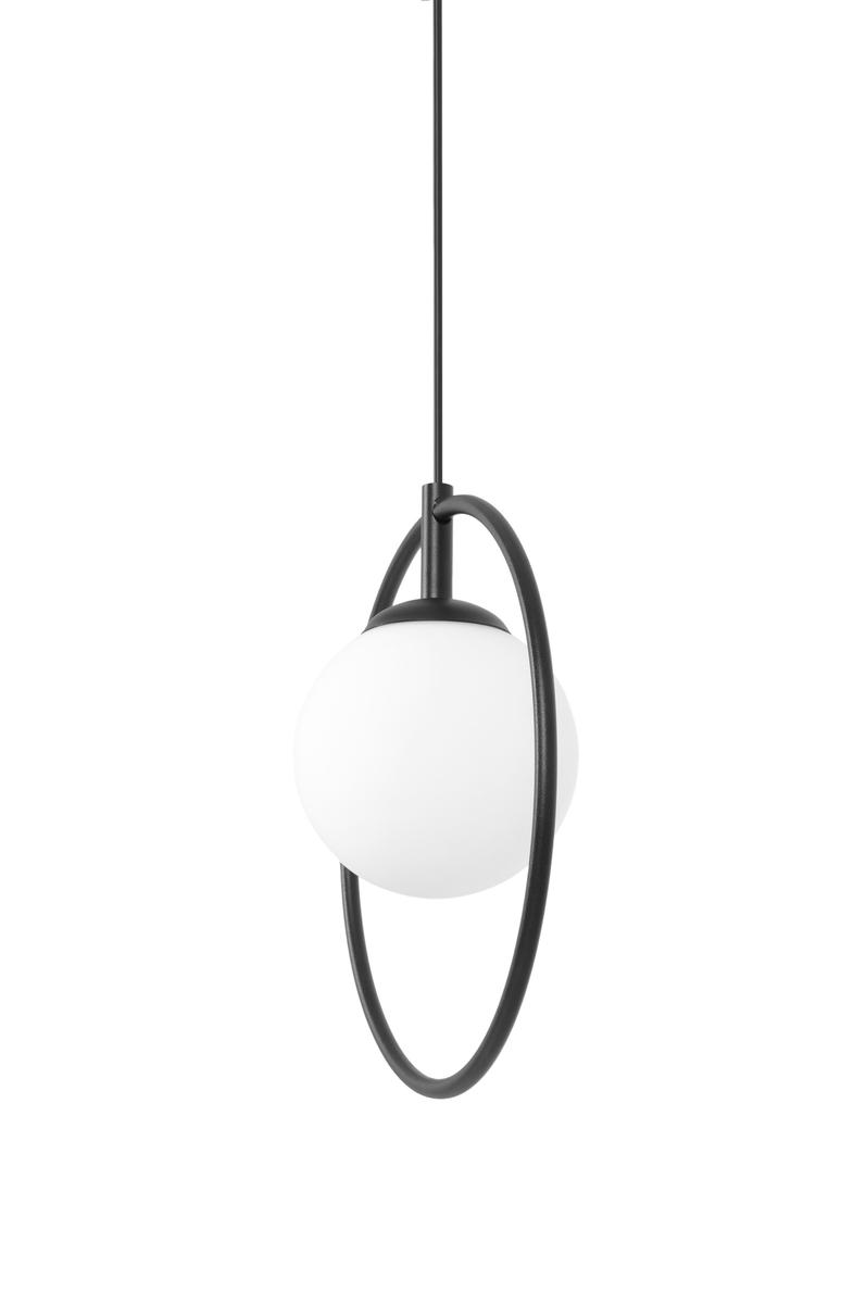 Lampa wisząca K-3837 GEO 29x100x14 cm do salonu lub pokoju czarny/biały nr. 2