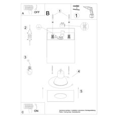 Plafon HATI 10x10x10 cm nowoczesna lampa sufitowa loft złoty kwadrat GU10 - Miniaturka zdjęcia nr 6