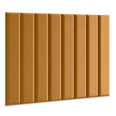 Panele tapicerowane 90x15 cm na ścianę wezgłowie żółty - Miniaturka zdjęcia nr 3
