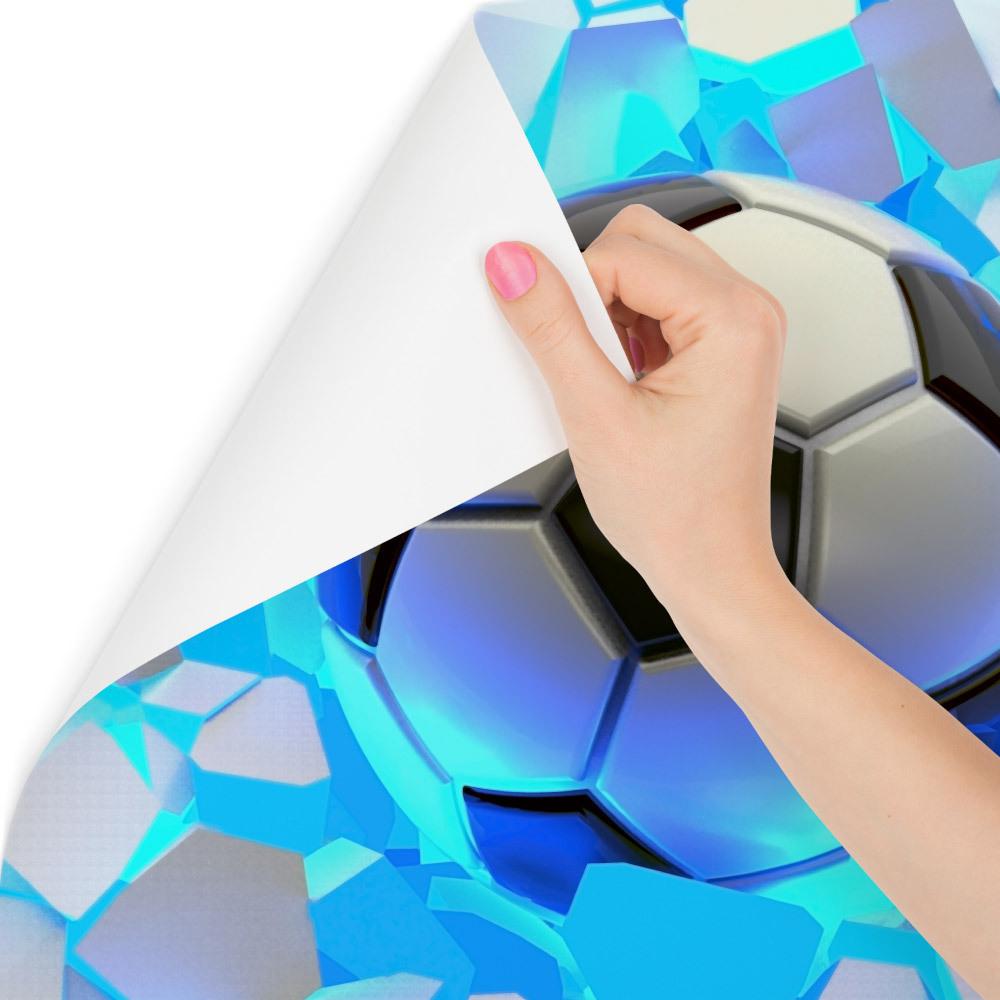 Fototapeta Dla Chłopca Piłka NOŻNA 3D 450x300 Dekoracja Łatwa w Czyszczeniu nr. 2