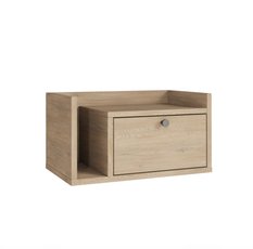 Szafka nocna wisząca AURA 50x35x22 cm stolik nocny do sypialni lewy dąb cremona - Miniaturka zdjęcia nr 2