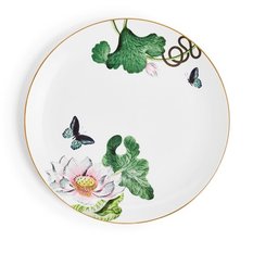 Talerz obiadowy płaski 27 cm Waterlily Wonderlust Wedgwood biały do jadalni - Miniaturka zdjęcia nr 1