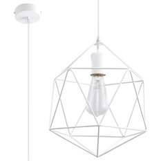 Lampa wisząca GASPARE biała 132x30x30cm nowoczesna E27 do salonu - Miniaturka zdjęcia nr 1