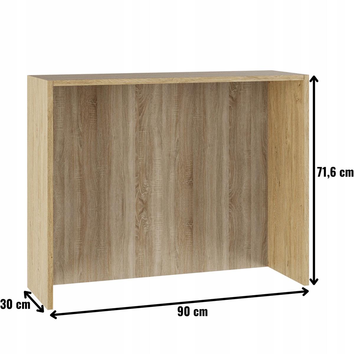 Korpus szafka kuchenna górna 90x72x30 cm pod ociekarkę z akcesoriami dąb kamienny nr. 2