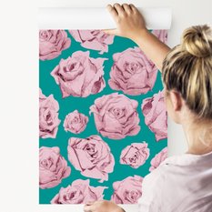 Tapeta do Sypialni RÓŻE Kwiaty Dekoracja Ścienna  - Miniaturka zdjęcia nr 4