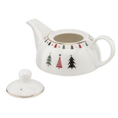 Filiżanka z dzbankiem świąteczny zestaw Tea For One Modern Tree 400 ml - Miniaturka zdjęcia nr 4